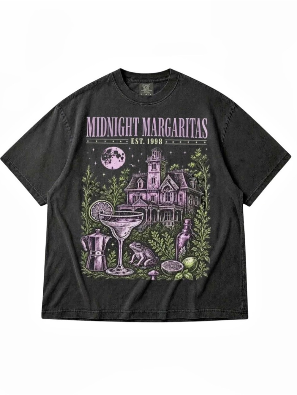 Comfort Colors Black Midnight Margaritas T Shirt